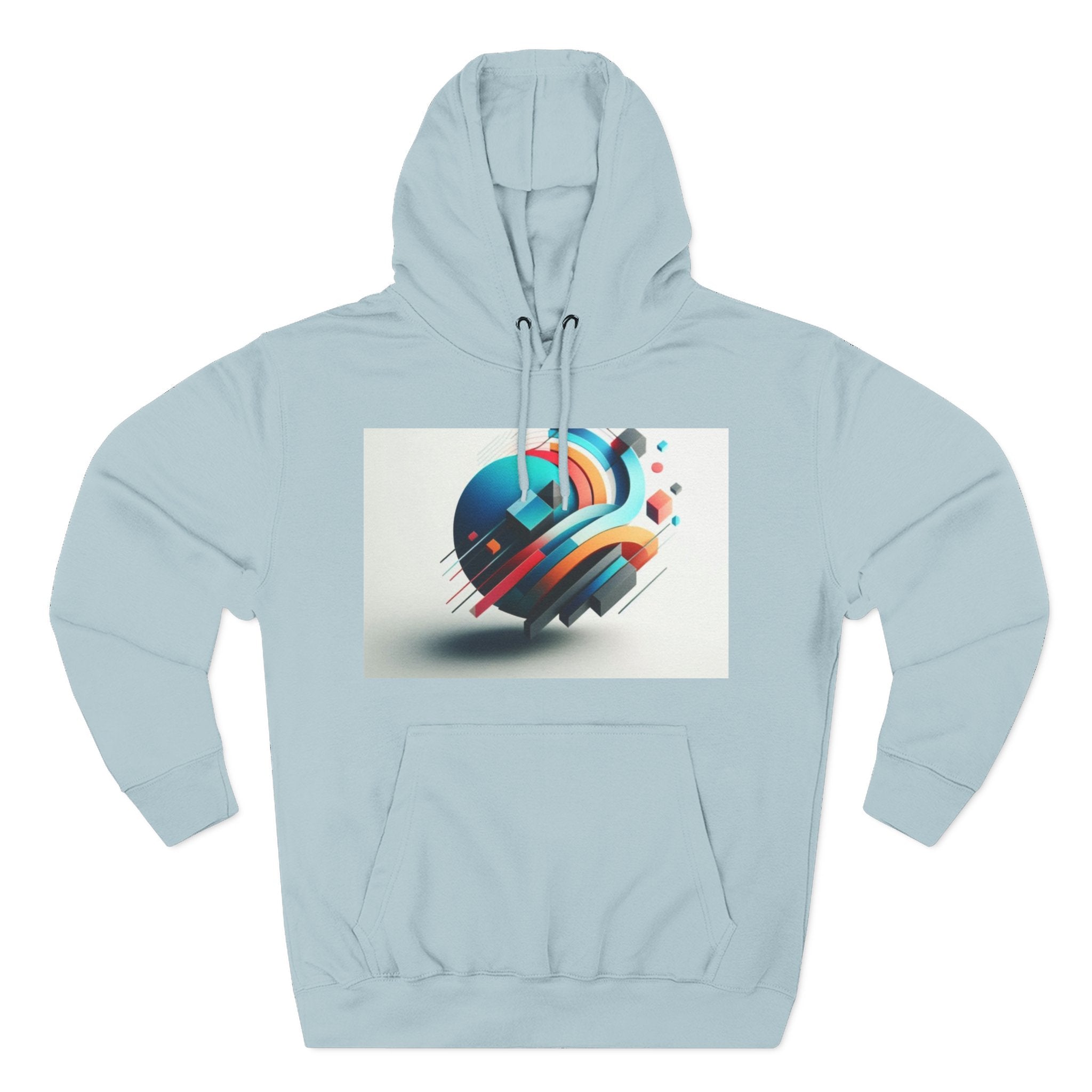 Three-Panel Fleece Hoodie