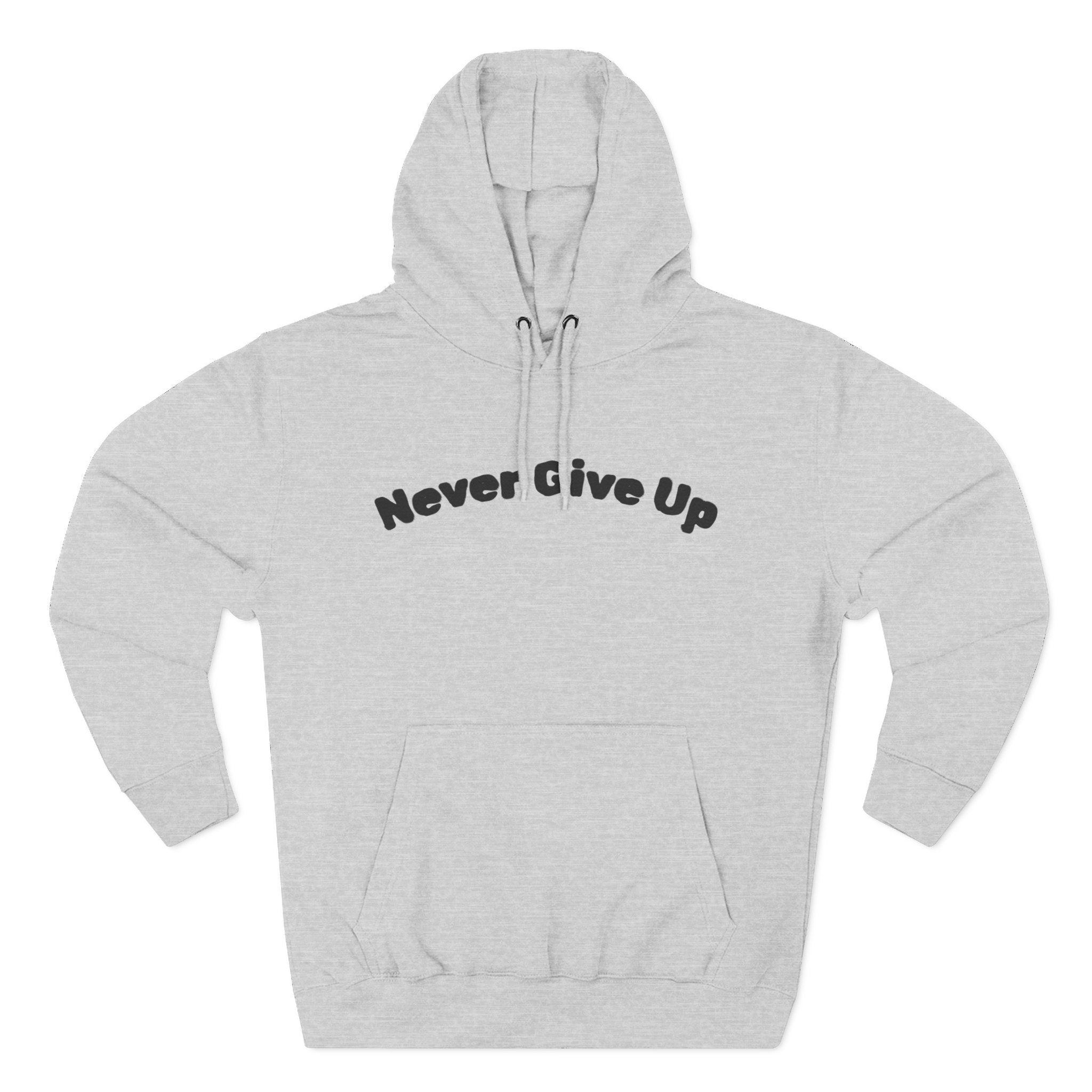 Three-Panel Fleece Hoodie
