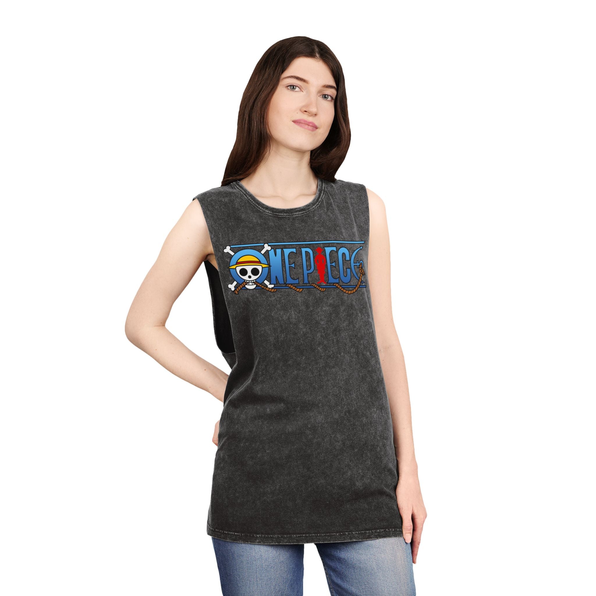 Unisex Stonewash Tank Top