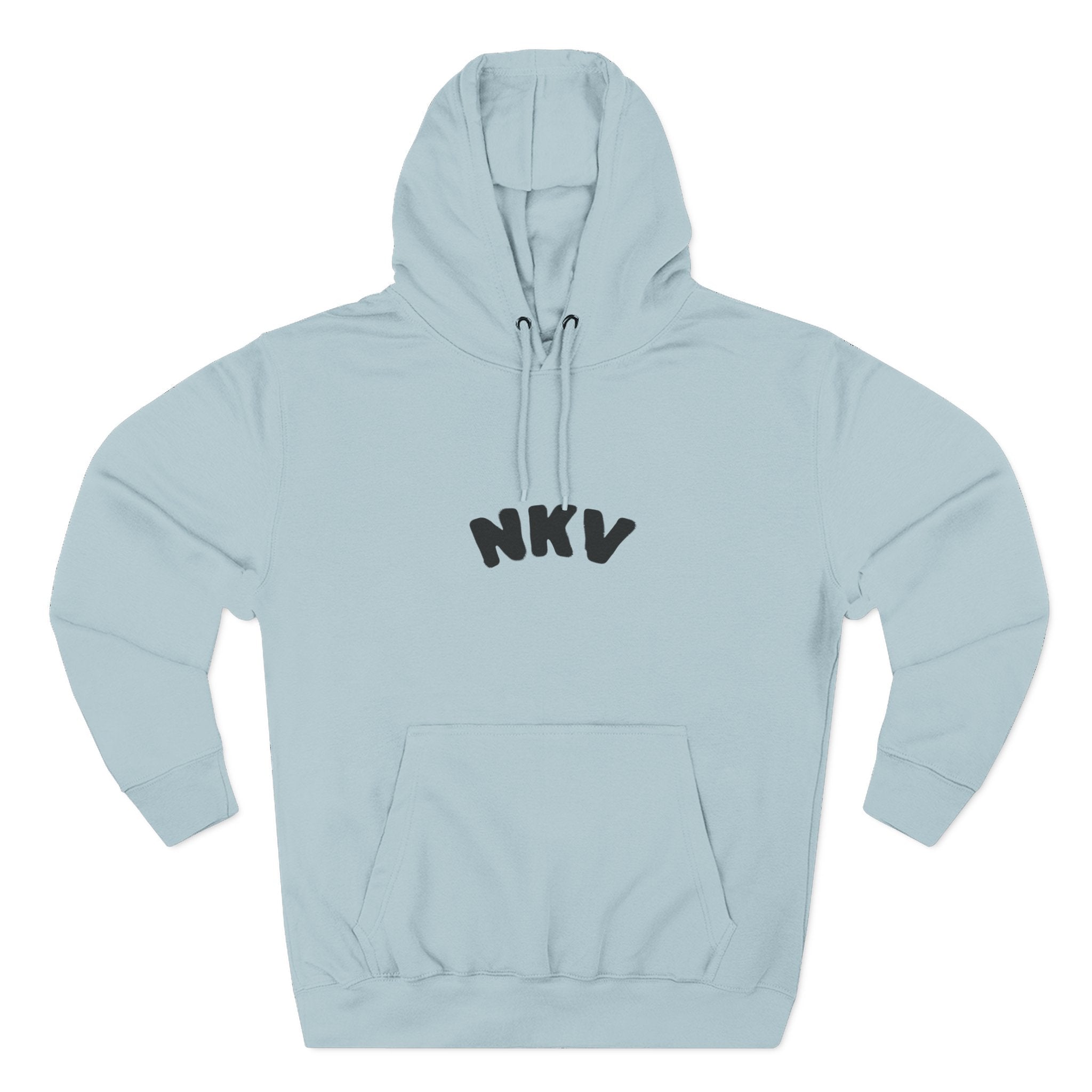 Three-Panel Fleece Hoodie