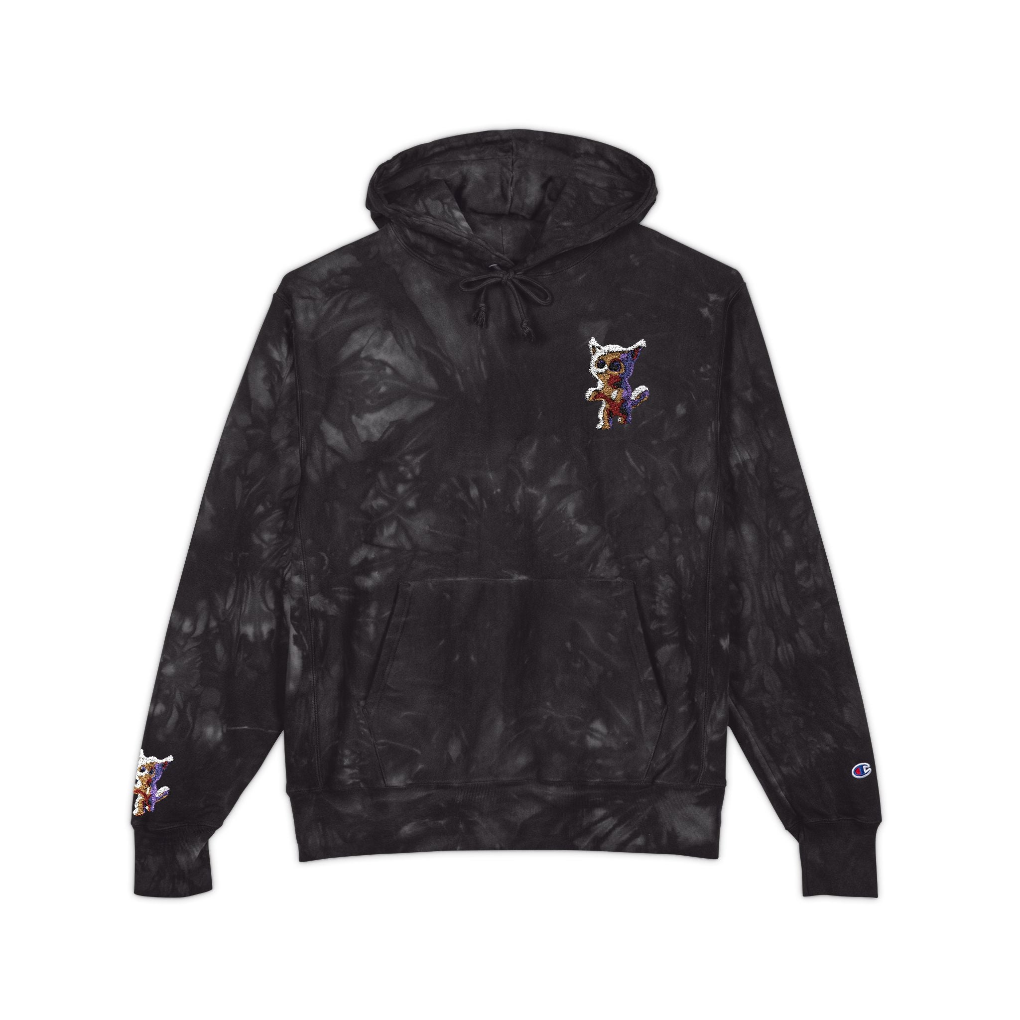 Unisex Champion Tie-Dye Hoodie (Embroidery)
