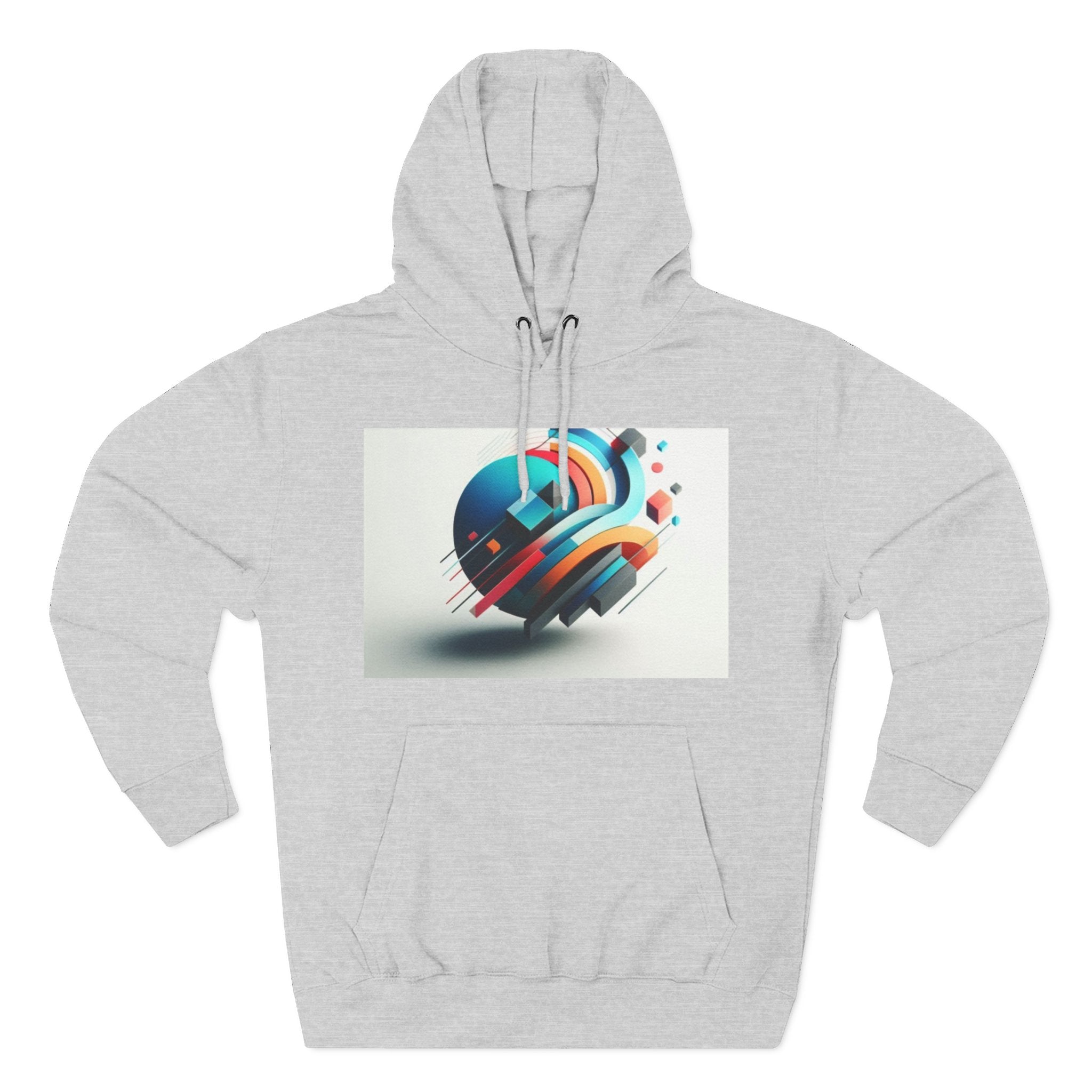 Three-Panel Fleece Hoodie