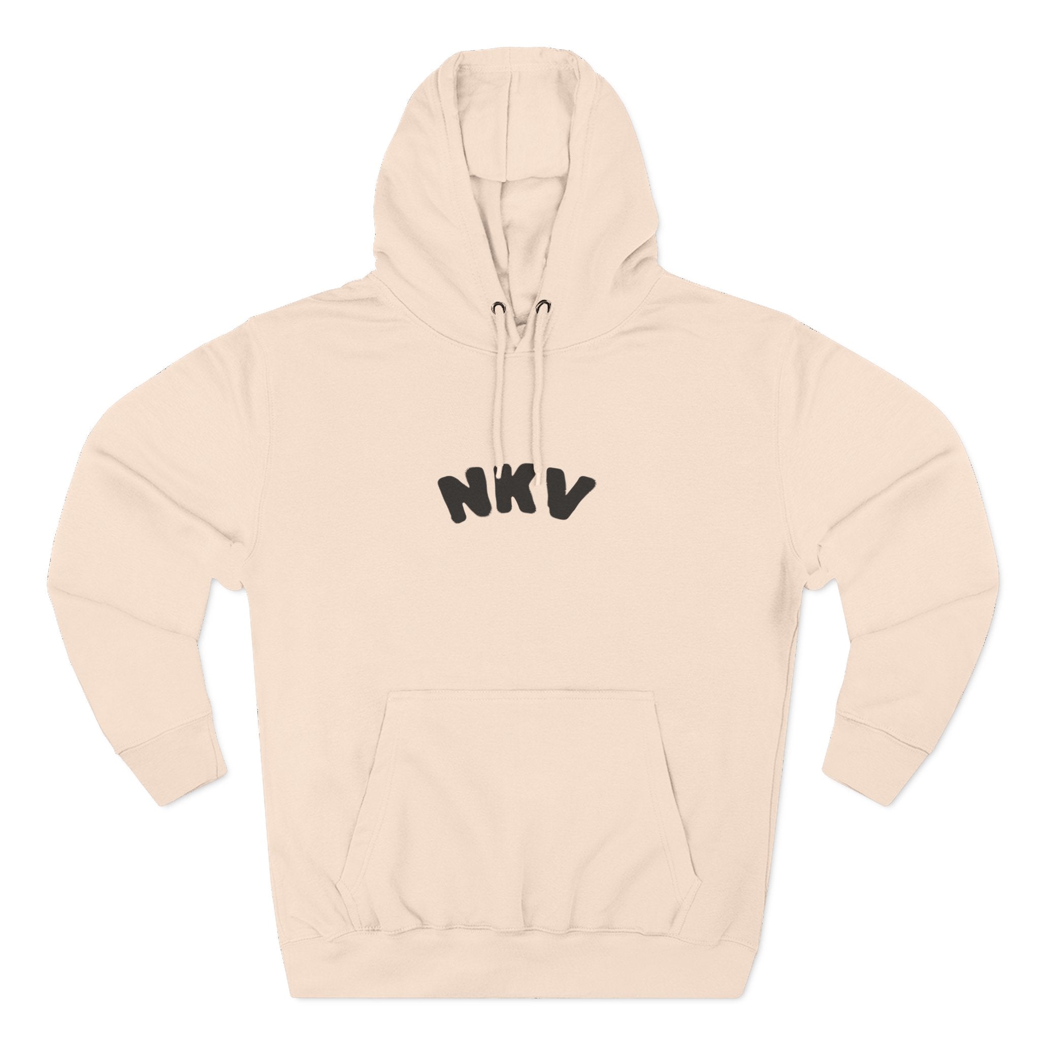 Three-Panel Fleece Hoodie