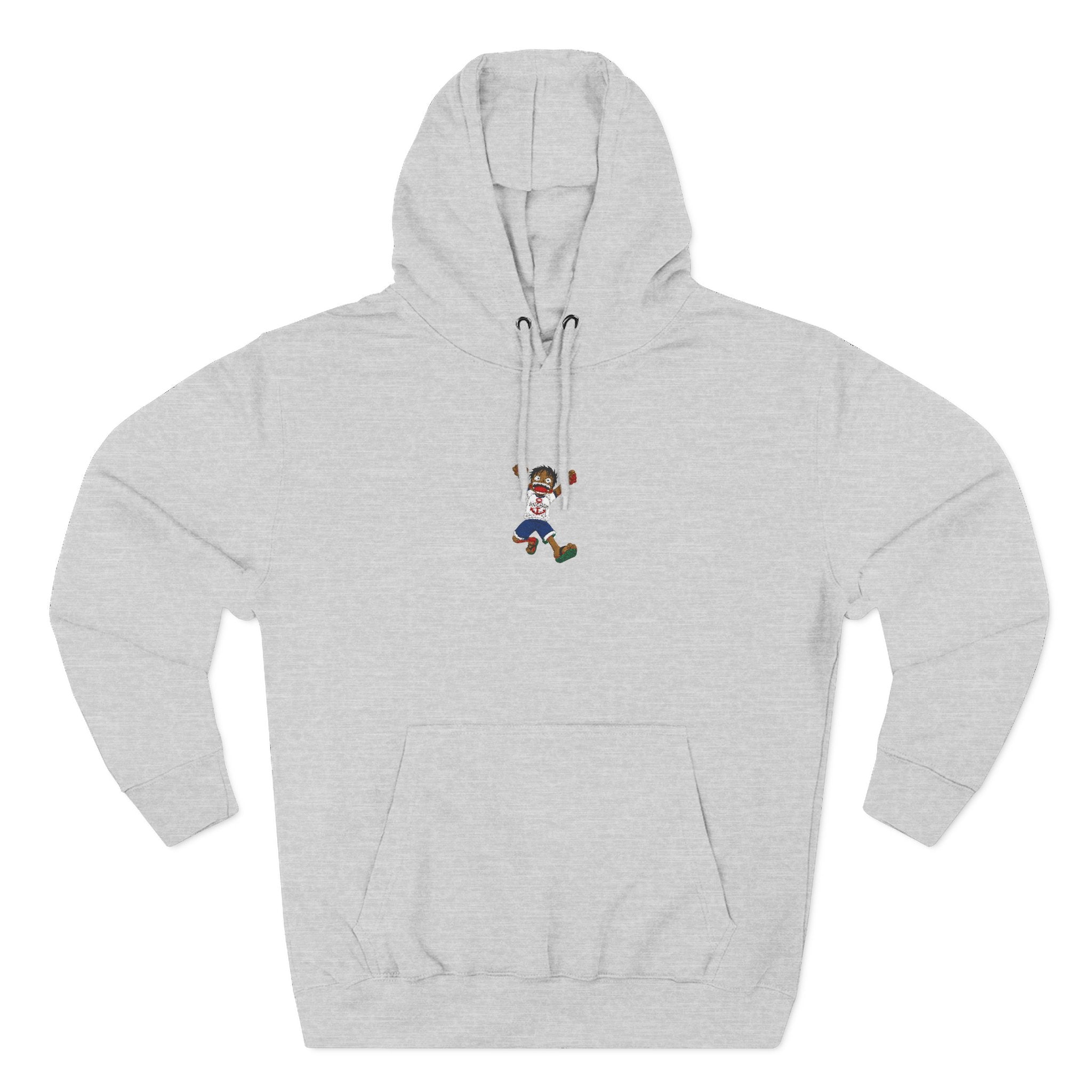 Three-Panel Fleece Hoodie